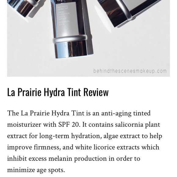 la prairie tinted moisturizer